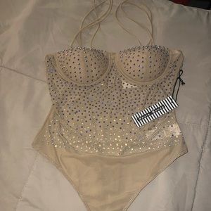 Studded Bodysuit 🤎💜